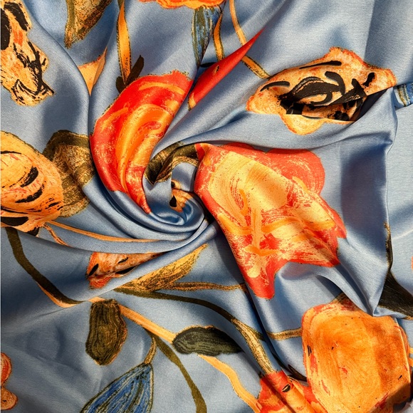 Other - Only &7/Yard
5 Yards of Multicolor Floral Print Luxurious Satin Fabric